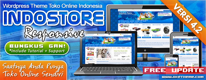 IndoStore Theme Toko Online WordPress
