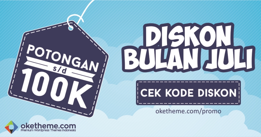 Diskon Oketheme Juli 2016