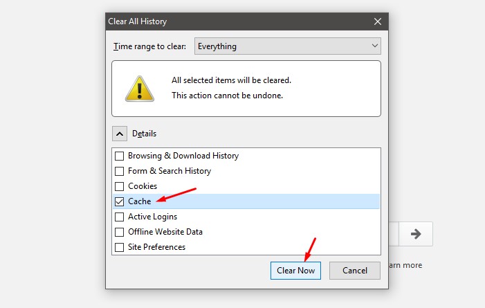 Cara menghapus (clear) cache browser 5 cara-clear-cache-browser-4