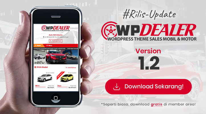 telah rilis update wpdealer1.2
