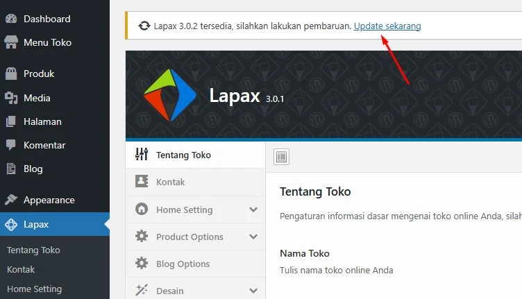Update Lapax Theme v3.0.2: Lebih Stabil, Lebih Siap! 2 cara update lapax 3.0.2