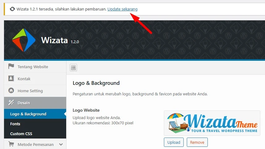 Minor Update Wizata Versi 1.2.1 2 cara update wizata 1.2.1