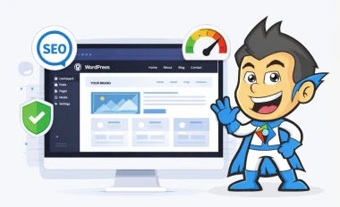 Ilustrasi membuat website WordPress profesional