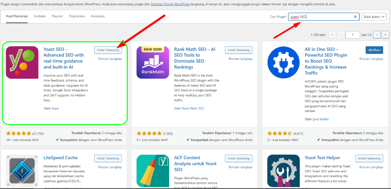 Panduan Lengkap Setting Yoast SEO WordPress dari Install hingga Optimasi 3 add plugin