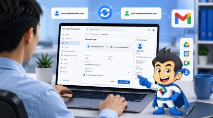 Mengubah Email di Google Workspace dengan Mudah